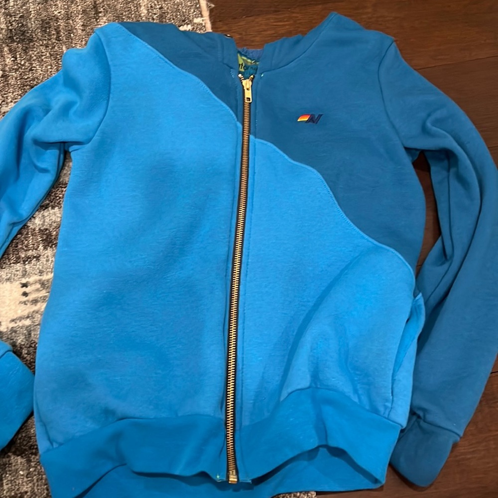COPY - Kids aviator nation zip up barely used :)